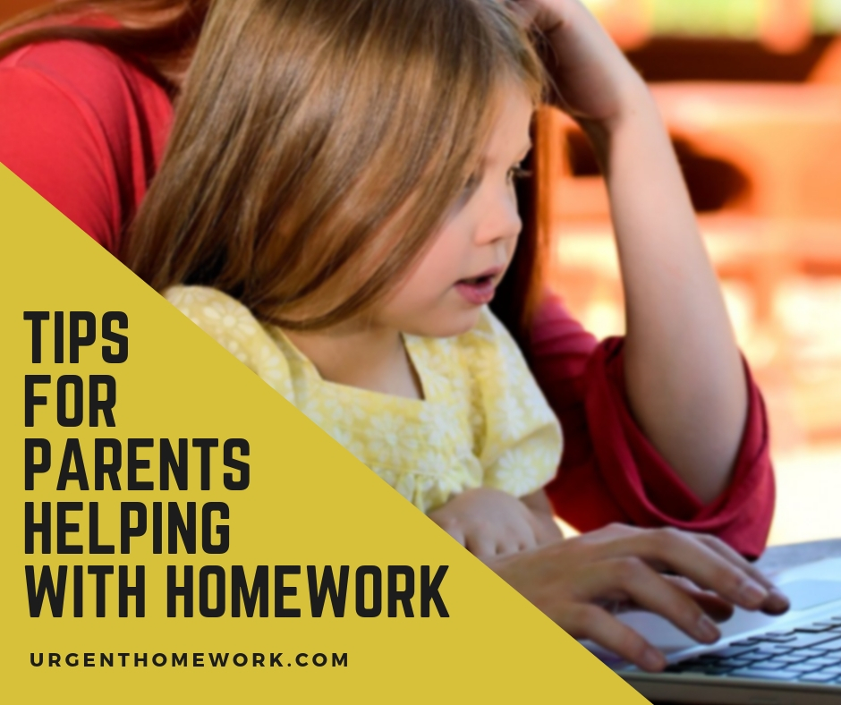 tips for helping with homework