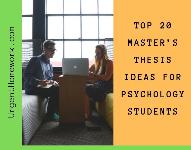 what is a thesis in psychology