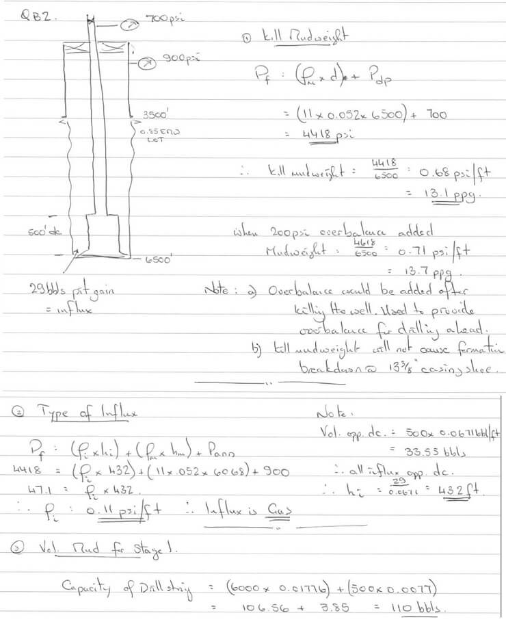 Drilling Engineering Exam Answers Image 7